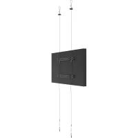 Кронштейн peerless-av dsf265l с системой крепления пол-потолок на стальных тросах с максимальной шириной посадочных отверстий кронштейна - 600 мм и максимально допустимой нагрузкой 29,5 кг. ориентация - ландшафтная