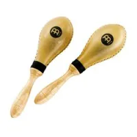 Meinl msm3  rawhide maracas traditional маракасы кожаные, деревянная ручка