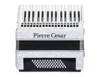 PCA3260 WHP Аккордеон, 60 басов, 32 клавиши в правой руке, цвет белый перламутр, Pierre Cesar