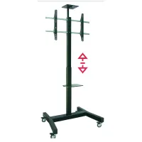 Стойка напольная для монитора 90" OMB BIG TROLLEY (black)