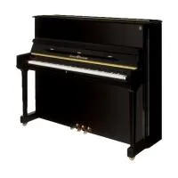 SCHULZE POLLMANN A 125A Black Gloss Пианино акустическое черное полированное высота 125 см