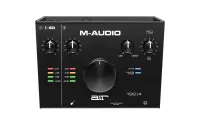 M-Audio AIR 192 | 4 - USB аудио интерфейс, 24бит/192кГц, XLR/TRS микрофонный вход с фантомным питанием +48В, 1/4" TS Jack инструментальный вход, 2х1/4 TS Jack выхода, 1/4" TRS Jack стерео выход на наушники, Windows, MacOS