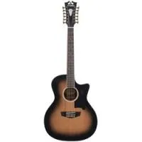 D'angelico premier fulton aged burst  12-струнная электроакустическая гитара, цвет бёрст