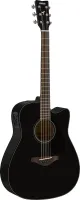 Yamaha FGX800C BL Электроакустическая гитара с вырезом, цвет черный