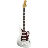 FENDER SQUIER VINTAGE MODIFIED BASS VI RW OLYMPIC WHITE - Бас-гитара
