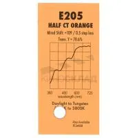 # 205 Half C.T.Orange, светофильтр, рулон 1.22 х 7.62 м -