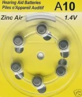 Phonak Battery for Roger Earpiece 6 Blister MF батарейка 1,4В для мин.приемников Phonak Invisity