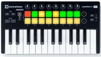 NOVATION LaunchKey Mini MK2 контроллер, 25 клавиш, 16 полноцветных пэдов