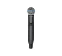 SHURE GLXD2/B58 Z2 Цифровой ручной передатчик 2404-2478 МГц, динамический суперкардиоидный капсюль Beta 58A, в комплекте аккумулятор SB902