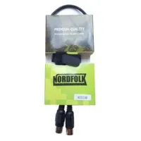 Nordfolk midi/ 0,5m  кабель midi, литые разъемы, кабель 5 мм, 0,5 метра