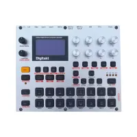 Xpowers Design Elektron Digitakt Silver film - Накладки для DJ-оборудования