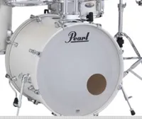 PEARL DMP1814B/C229 - бас-барабан, серия Decade Maple, размер 18 х 14, цвет: White Satin Pearl