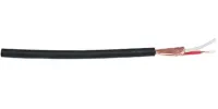 Mogami 2697-00 микрофонный кабель, витой экран, Ø2,5 мм, 0.08мм², 28AWG (бухта 100м) чёрный