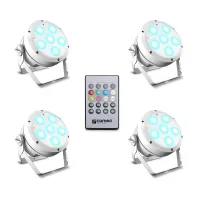 Cameo root par 6 wh set 1 - комплект из 4 x clrootpar6 включает ir remote control (clpflat1remote) (белый)