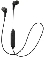 Headphones with mic JVC HA-FX9BT-B - Bluetooth phone headset for iPhone, iPad and Android with 9 mm driver in-ear headphones. Black color