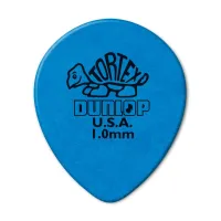 413R1.00 Tortex Teardrop Медиаторы 72шт, капля, толщина 1,00мм, Dunlop