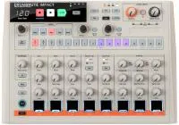 Микшер (драм машина) [561103] Arturia [DrumBrute Impact 1984] аналоговый, 10 барабанов и перкуссии, 64-шаговый секвенсор, функции Swing, Step Repeat, Roller, Looper, 4x1/8" mini Jack выхода: стерео выход для наушников 1/8" mini Jack, 1/4" TRS Jack Mix Ou