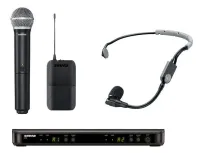 SHURE BLX1288E/SM35 K3E 606-630 MHz двухканальная радиосистема с головным микрофоном SM35 и ручным передатчиком SM58
