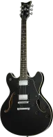 Schecter VINTAGE CORSAIR T.O.M. BLK Гитара полуакустическая, 6 струн, гриф: вклееный, дека: клен