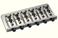 12180100 Bass Bridge 2000 Бридж (струнодержатель) для 6-ти струнной бас-гитары, никель, Schaller