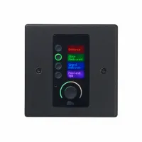 BSS EC-4BV-BLK-EU Ethernet панельный контроллер с 4 кнопками и регулятором уровня, чёрный
