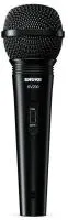 Shure sv200-wa. вокальный электродинамический микрофон shure с переключателем и кабелем xlr - xlr, переходником и чехлом