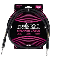 Ernie Ball 6071 кабель колоночный, джек - джек, 0,9 м, чёрный