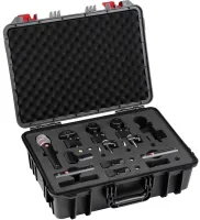 SE ELECTRONICS V PACK CLUB - набор микрофонов для ударной установки. В комплекте: 1 х микрофон V KICK, 2 х микрофона V BEAT, 3 х крепления V CLAMP, 1 х микрофон V7 X, 2 х конденсаторных микрофона sE7, пластиковый кейс
