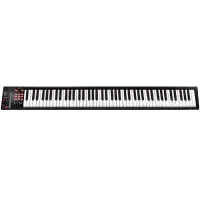 iCON iKeyboard 8S ProDrive III - USB MIDI клавиатура, 88 клавиш, в металлическом корпусе, 24 бит/192 кГц, 2х2 входа/выхода 1/4" TRS Jack аудио интерфейс, АЦП/ЦАП: THD+N -98/-100 дБ, S/N 112/114 дБ, 1 микр. вход, 2х1/4" TRS Jack входы для педалей, MIDI вых