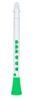 NUVO Dood (White/Green) блокфлейта DooD, строй С (до), материал - АБС-пластик, цвет - белый/зеленый, в комплекте - ке