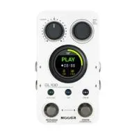 Mooer gl100  гитарная педаль looper с драм-машиной и touch экраном