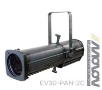 EV30-PAN-2C
                Профильный прожектор EV30-PAN-2C. 
Источник света светодиод 300Вт, CRI：≥97. Изменяемая температура цвета от 3200К до 5600K. Управление по DMX512 и RDM. Линейный диммер 0%-100%. Угол раскрытия луча: 15°-35° (моторизированный). А