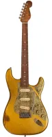 Paoletti alfa loft sss gold  электрогитара, stratocaster, кейс, цвет золотой релик