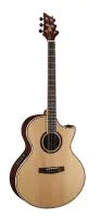 NDX-Baritone-NS-WBAG NDX Series Электро-акустическая баритон гитара, с вырезом, чехол, Cort
