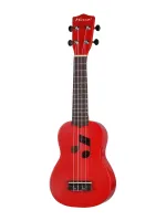 UK-210-21-RD Укулеле сопрано, красный, Mirra