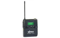 Mipro ACT-800T Цифровой UHF поясной миниатюрный передатчик. Пластиковый прочный корпус, кнопки управления, ЖК-дисплей, диапазон рабочих частот 554-626 МГц. Ширина пропускной полосы 72 МГц. Переключаемая выходная мощность 10 и 50 мВт. Питание двух батареек