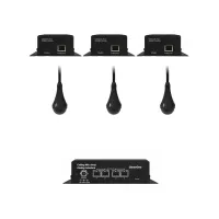 ClearOne CM Array2/B-A Bundle C- Комплект из 3 черных потолочных микрофонных массивов с аналоговым выходом, 3 передатчиков и приемника