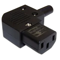 Кабельная розетка Lanmaster LAN-IEC-320-C13/90 10A, 250V