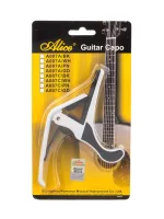 A007C/WH Каподастр для классической гитары, белый, Alice