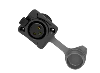 Seetronic IM K3F2C-W-B Разъем cannon (XLR) панельный мама 3-х контактный, IP65, покрытие контактов: золото,, цвет: черный