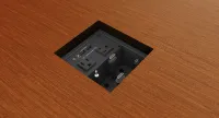Extron Cable Cubby 650 UT - Архитектурный лючок Cable Cubby 650 UT с монтажом под стол для подключения аудио и видео, удалённого управления и передачи питания