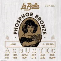 LA BELLA 7GP-12L - Струны для 12 струнной акустической гитары