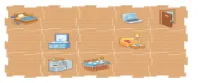 Makeblock ресурсный набор дополнительных карт mtiny coding kit my world map pack- en