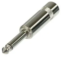 Seetronic ST224- Кабельный разъем Jack 6,3 мм моно (вилка), на кабель диаметром до 7,5 мм