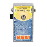 BSM RM early days гитарный бустер, основан на схеме Range Master, усиление до 7 В, питание 9 В, 250 мкА, Treble Booster