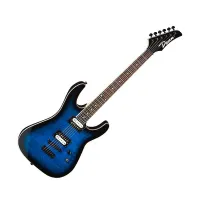 DEAN MDX QM TBB - электрогитара, тип Superstrat, 22 лада, 25 1/2' (648 мм), синий бёрст (ИНДИЯ)
