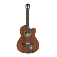 SAMICK CN-1CE N - классическая гитара с подключением, с вырезом, 4/4, красное дерево, цвет натуральн