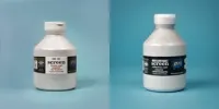 Screen Goo HE Ultra Silver 3D Pair 500mL- Комплект красок серии HE Ultra Silver 3D, базовое и финишное покрытие, 2х0,5 л
