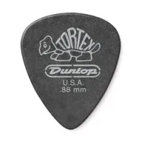 Dunlop 488p088 tortex pitch black standard 12pack  медиаторы, толщина 0.88 мм, 12 шт.