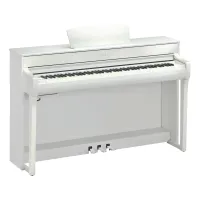 Yamaha clp-735 wh  цифровое пианино с банкеткой, grandtouch-s, 38 тембров